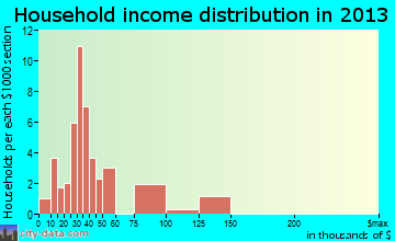Salemburg household income distribution