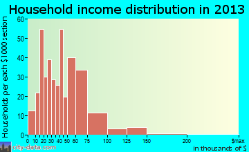 Silver Lake household income distribution