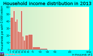 South Rosemary household income distribution