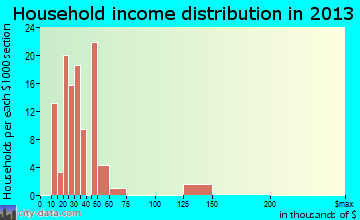 Stony Point household income distribution