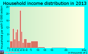 West Canton, NC household income