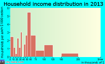 Leonard household income distribution