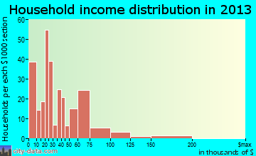 Ada household income distribution