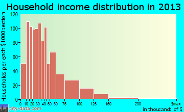 Circleville household income distribution
