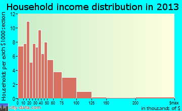Payne household income distribution