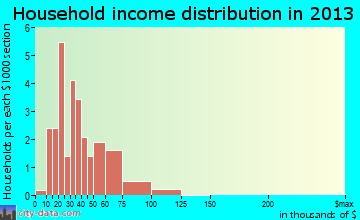 Polk household income distribution