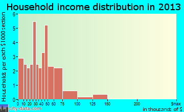 Rawson household income distribution