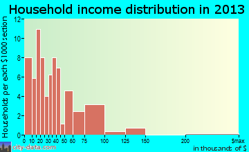 Washingtonville household income distribution
