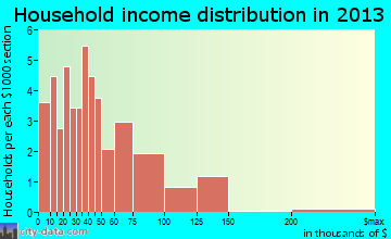 Arnett household income distribution