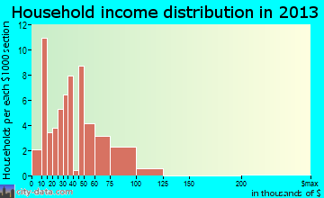 Binger household income distribution
