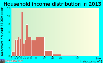 Byng household income distribution