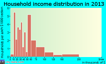 Forgan household income distribution