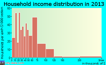 Noble household income distribution