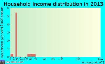 Stidham household income distribution