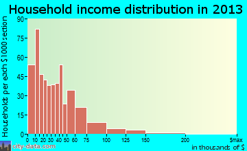 Wagoner household income distribution
