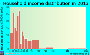 Turley household income distribution