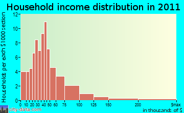 South Ellis household income distribution