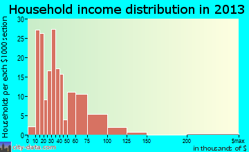 McAdoo household income distribution