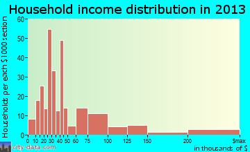 Mount Pocono household income distribution