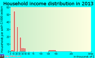 Nemacolin household income distribution