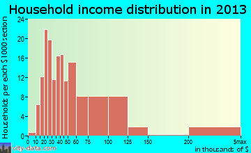 Orwigsburg household income distribution