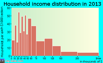 Perkasie household income distribution