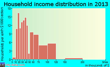 Pine Grove household income distribution