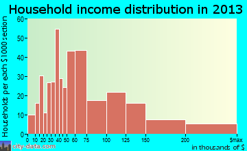 Plymouth Meeting household income distribution