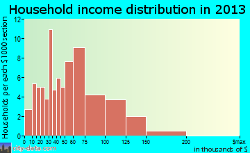 Richlandtown household income distribution
