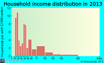 Bowmanstown household income distribution