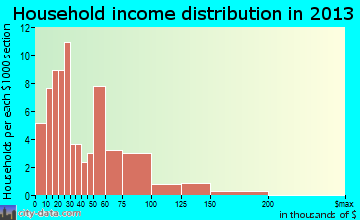Saltsburg household income distribution