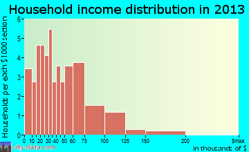 Sankertown household income distribution