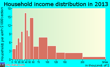 Spring Mount household income distribution
