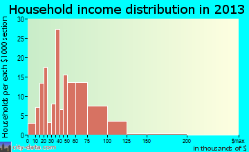 Kenhorst household income distribution