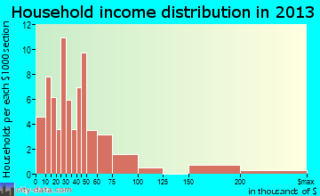 Lenape Heights household income distribution