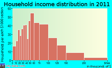Bear Swamp household income distribution