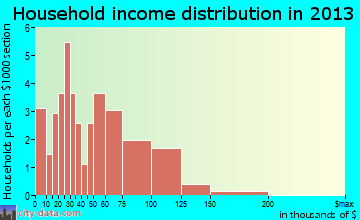 Mount Vernon household income distribution
