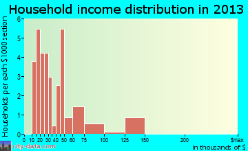 Pukwana household income distribution