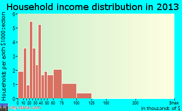 White River household income distribution