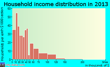 Hot Springs household income distribution