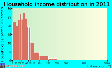 Morris Chapel household income distribution