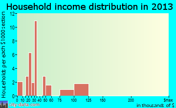 Rail Road Flat household income distribution