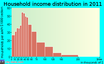Belleview household income distribution