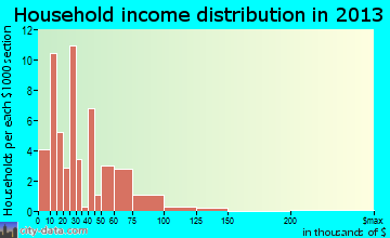 Friendship household income distribution