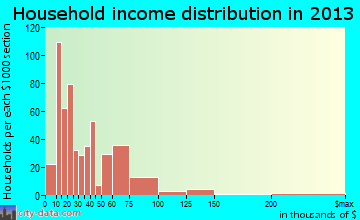 Lenoir City household income distribution