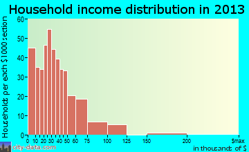 McKenzie household income distribution