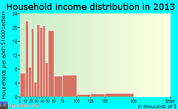 Riverdale household income distribution