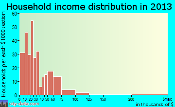 Waynesboro household income distribution