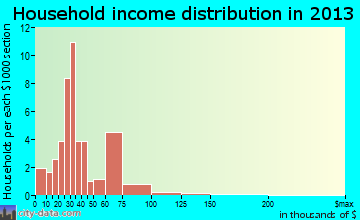 Blum household income distribution