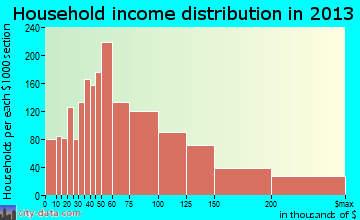 Cedar Park household income distribution